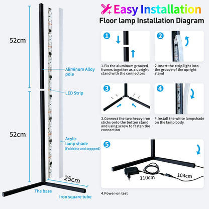 RGB Corner LED Lamps