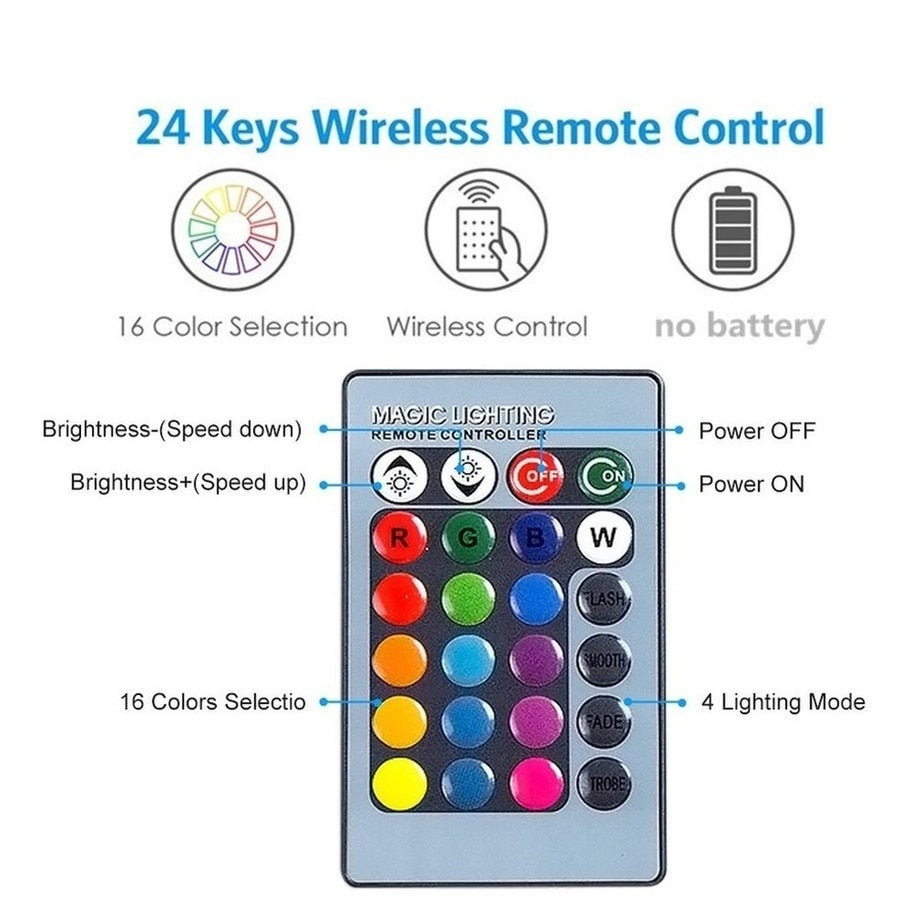 Remote Control RGBW LED Smart Bulb