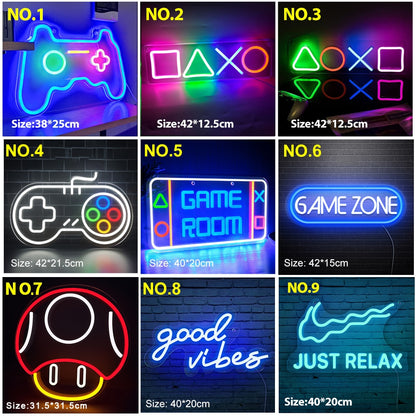 Gaming Room LED Neon Signs