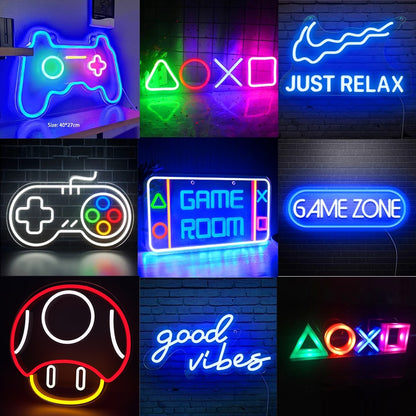 Gaming Room LED Neon Signs